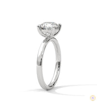 2 Ct. Round Lab Diamond Solitaire Ring