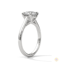 2 Ct. Round Lab Diamond Solitaire Ring