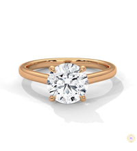 2 Ct. Round Lab Diamond Solitaire Ring