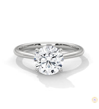 2 Ct. Round Lab Diamond Solitaire Ring
