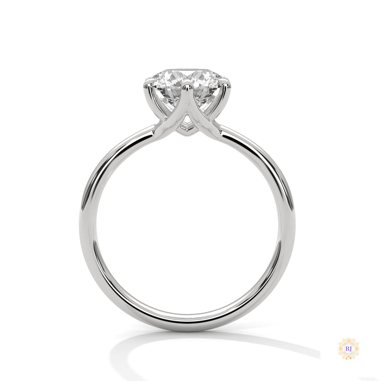 2 Ct. Round Lab-Grown Diamond Solitaire Ring