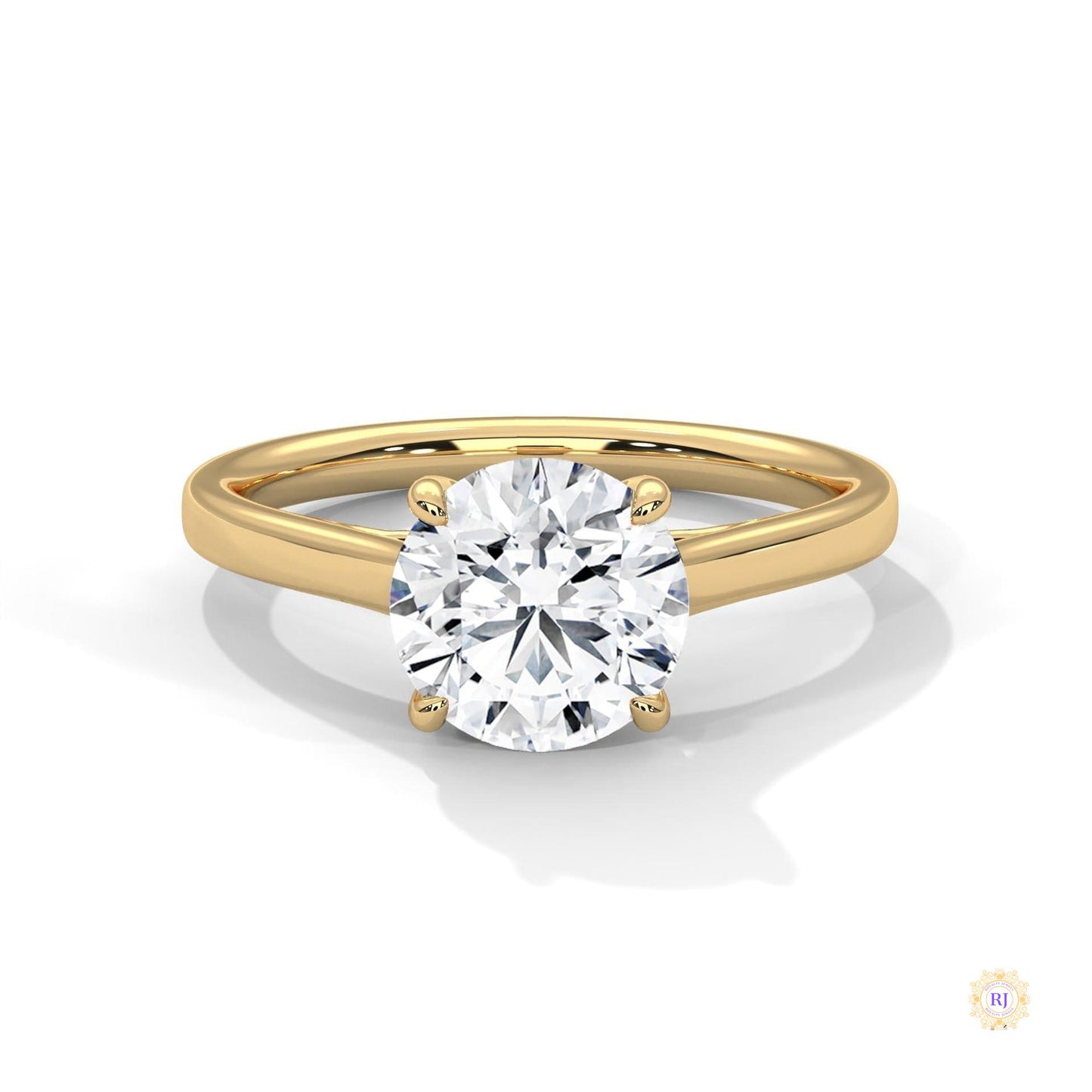 2 Ct. Solitaire Lab Diamond Engagement Ring