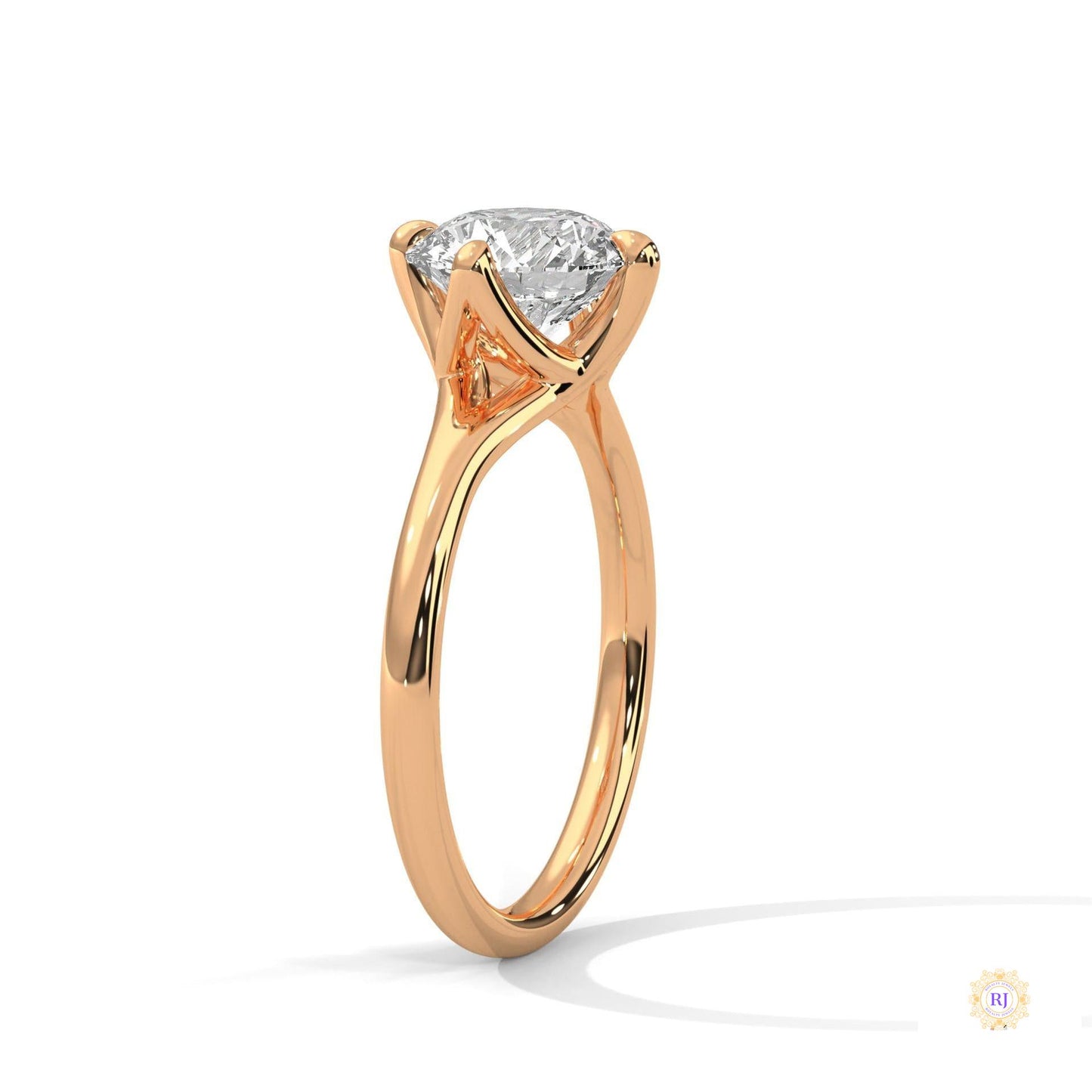 2 Ct. Solitaire Lab Diamond Engagement Ring