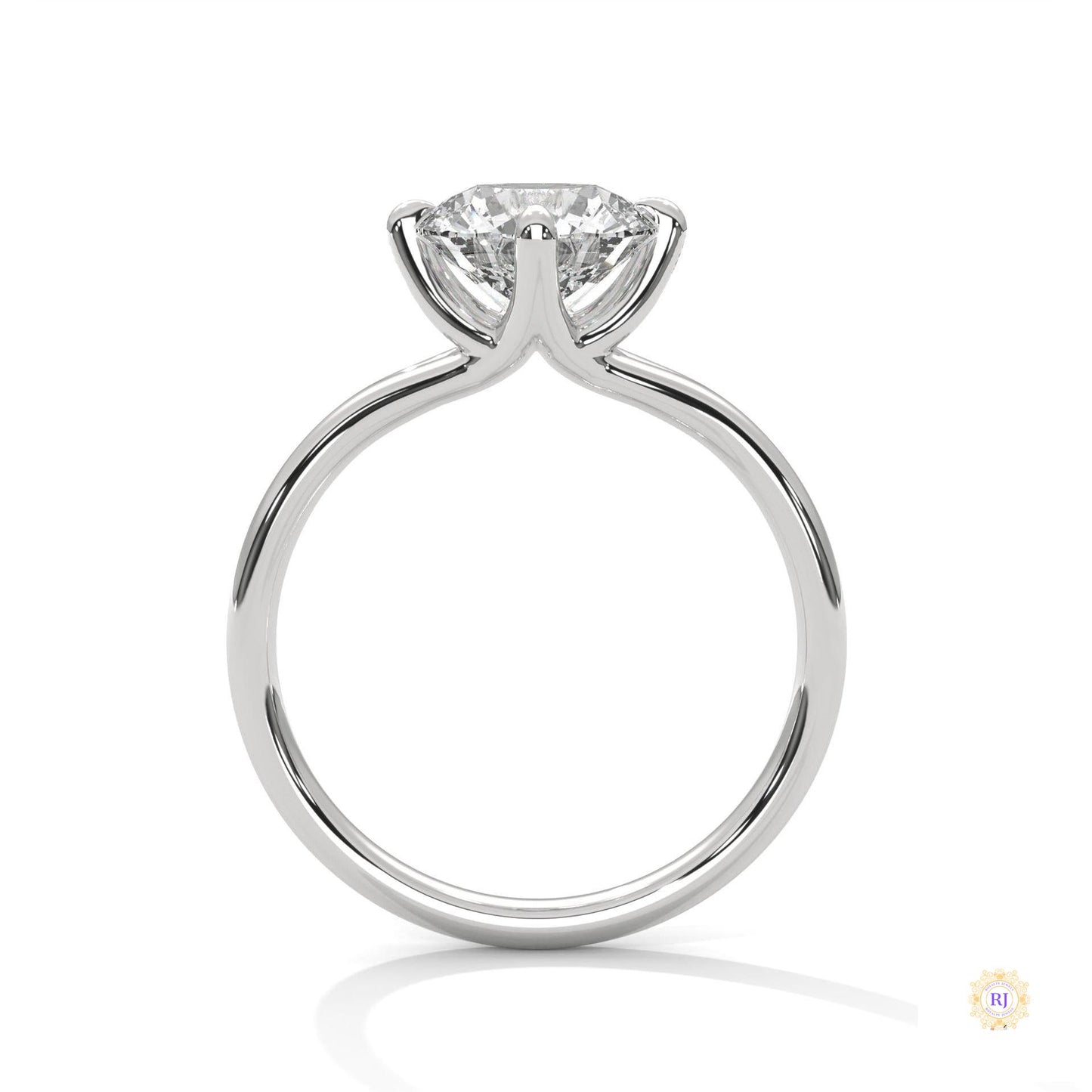 2 Ct. Solitaire Lab Diamond Engagement Ring