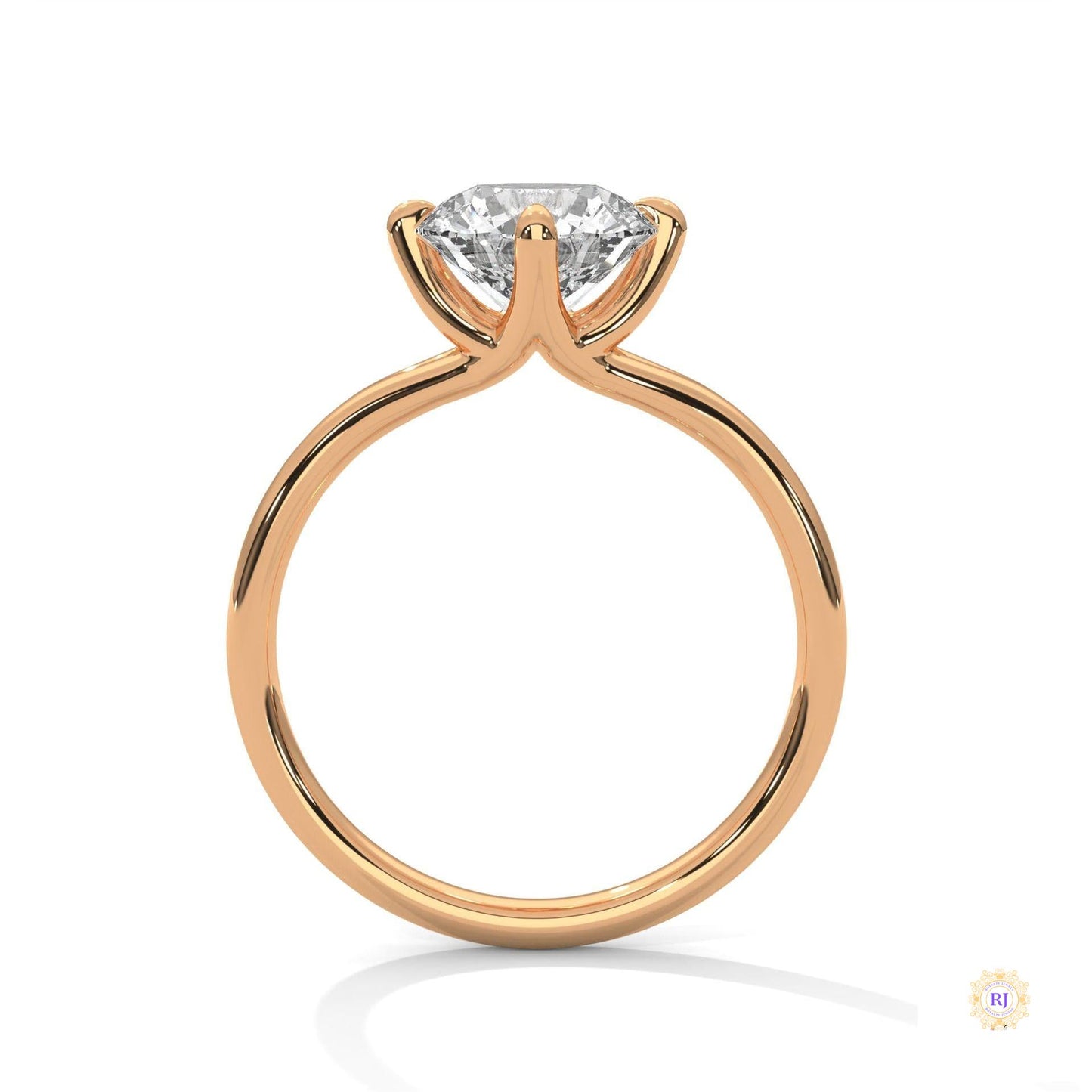 2 Ct. Solitaire Lab Diamond Engagement Ring