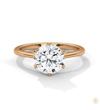 2 Ct. Solitaire Lab Diamond Ring – 6 Prong Classic