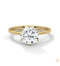 2 Ct. Solitaire Lab Diamond Ring – 6 Prong Classic