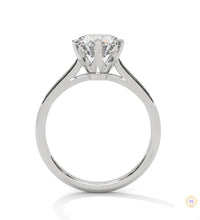 2 Ct. Solitaire Lab Diamond Ring – 6 Prong Classic
