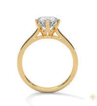 2 Ct. Solitaire Lab Diamond Ring – 6 Prong Classic