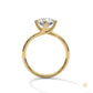 2 Ct. Twist Solitaire Lab Diamond Engagement Ring