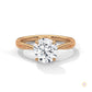 2 Ct. Twisted Solitaire Lab Diamond Engagement Ring