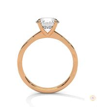 2 Ct. Twisted Solitaire Lab Diamond Engagement Ring