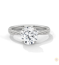 2 Ct. Twisted Solitaire Lab Diamond Engagement Ring