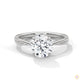 2 Ct. Twisted Solitaire Lab Diamond Engagement Ring