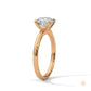 2 Ct. round-Cut Lab Diamond Solitaire Ring