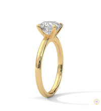 2 Ct. round-Cut Lab Diamond Solitaire Ring