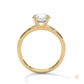 2 Ct. round-Cut Lab Diamond Solitaire Ring