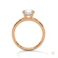 2 Ct. round-Cut Lab Diamond Solitaire Ring