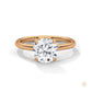2 Ct. round-Cut Lab Diamond Solitaire Ring
