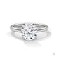 2 Ct. round-Cut Lab Diamond Solitaire Ring