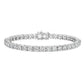 25 Ct. Round Lab Diamond Tennis Bracelet