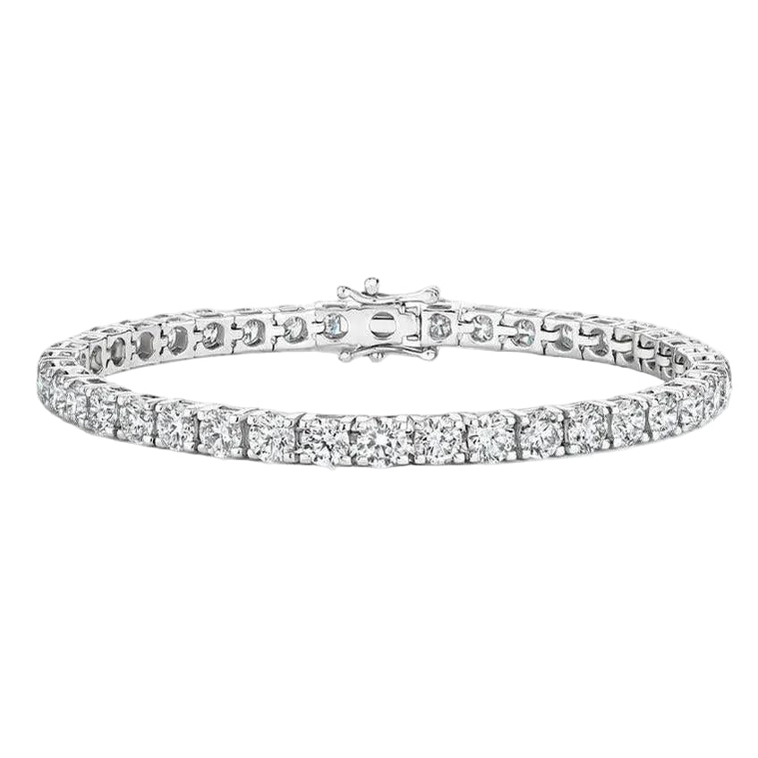 25 Ct. Round Lab Diamond Tennis Bracelet