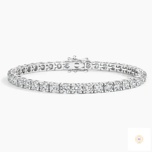 25 Ct. Round Lab Diamond Tennis Bracelet