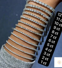 25 Ct. Round Lab Diamond Tennis Bracelet