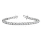 25 Ct. Round Lab Diamond Tennis Bracelet