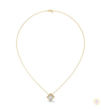 2CT. Bezel Princess Lab Diamond Pendant