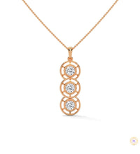 2.0 CT. Triple Diamond Drop Pendant