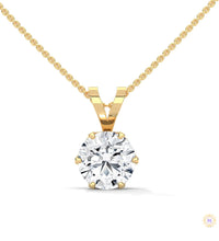 2.10 CT. Solitaire Diamond Pendant