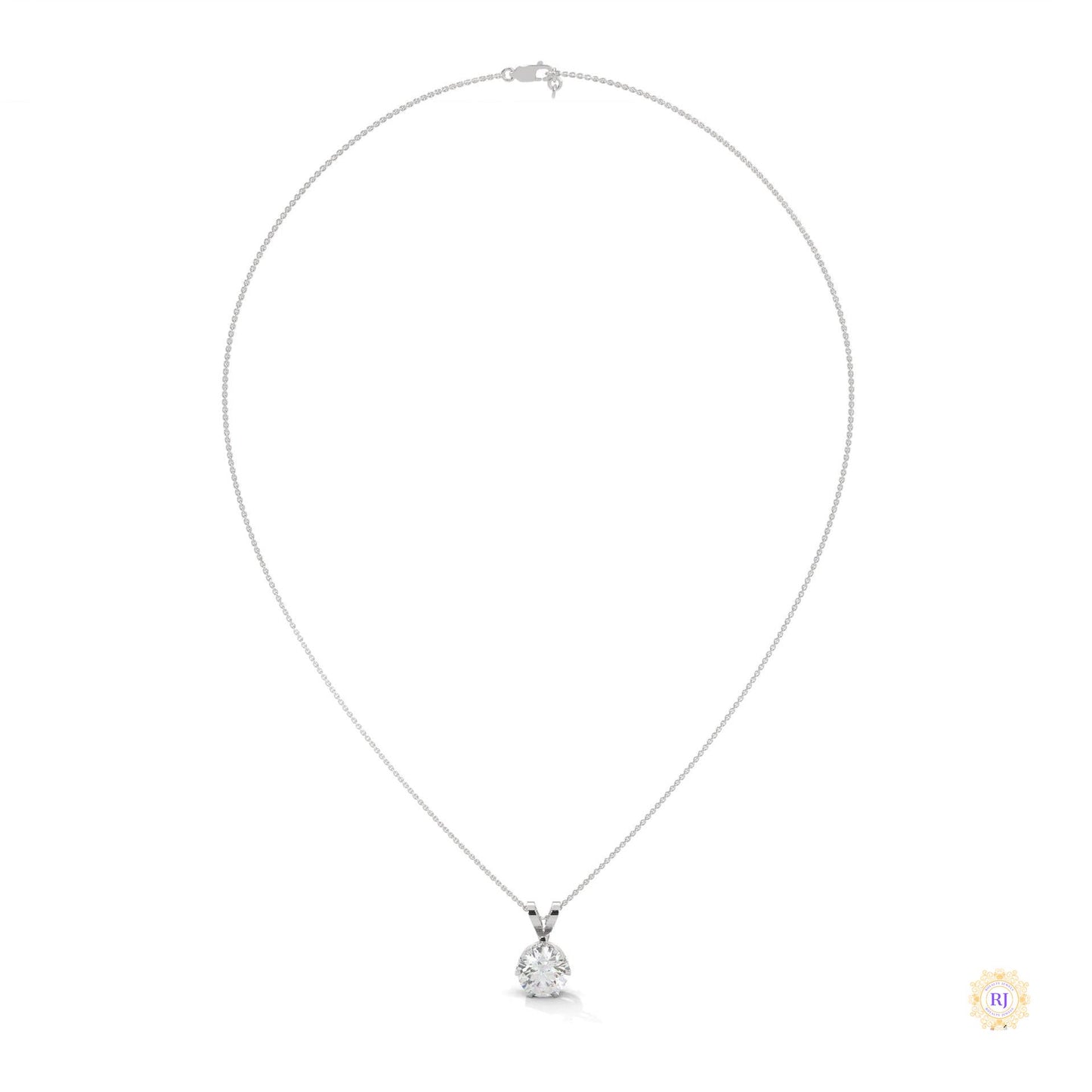2.10 CT. Solitaire Diamond Pendant