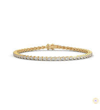2.10 ct. Graduated Lab Diamond Tennis Bracelet