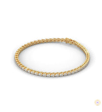 2.10 ct. Graduated Lab Diamond Tennis Bracelet