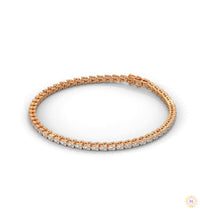 2.10 ct. Graduated Lab Diamond Tennis Bracelet