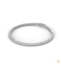 2.10 ct. Graduated Lab Diamond Tennis Bracelet