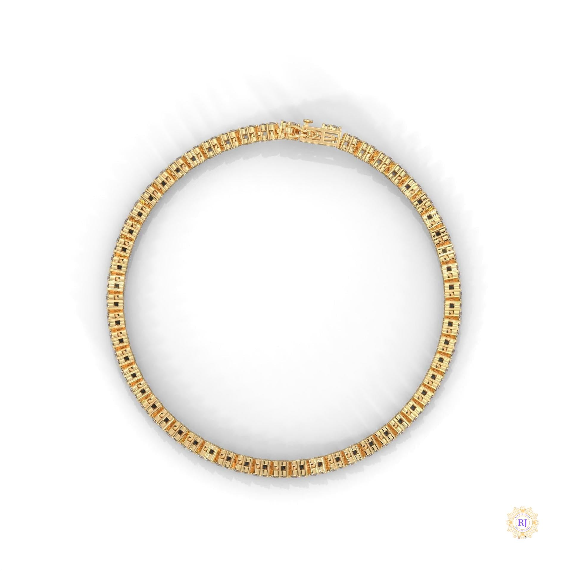 2.10 ct. Graduated Lab Diamond Tennis Bracelet