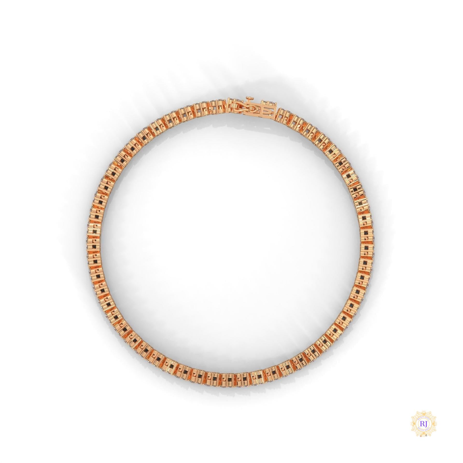 2.10 ct. Graduated Lab Diamond Tennis Bracelet