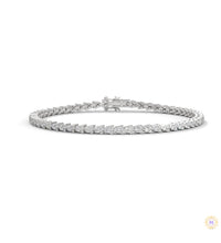 2.10 ct. Graduated Lab Diamond Tennis Bracelet