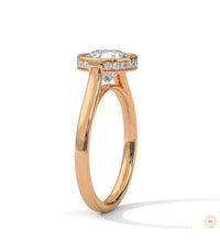 2.15 Ct. Bezel-Set Round Lab Diamond Solitaire Ring