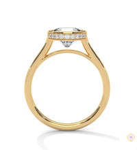 2.15 Ct. Bezel-Set Round Lab Diamond Solitaire Ring