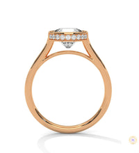 2.15 Ct. Bezel-Set Round Lab Diamond Solitaire Ring