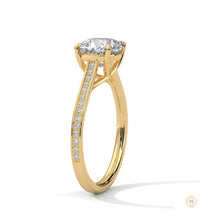 2.15 Ct. Cushion Cut Lab Diamond Engagement Ring