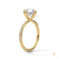 2.15 Ct. Petite Pavé Solitaire Ring