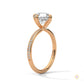 2.15 Ct. Petite Pavé Solitaire Ring