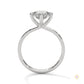 2.15 Ct. Petite Pavé Solitaire Ring