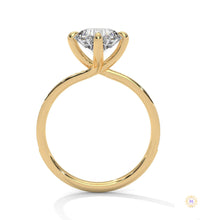 2.15 Ct. Petite Pavé Solitaire Ring