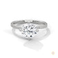 2.15 Ct. Petite Pavé Solitaire Ring
