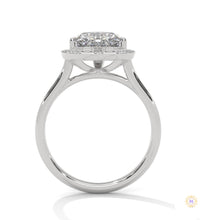 2.20 Ct. Bezel Heart Lab Diamond Engagement Ring